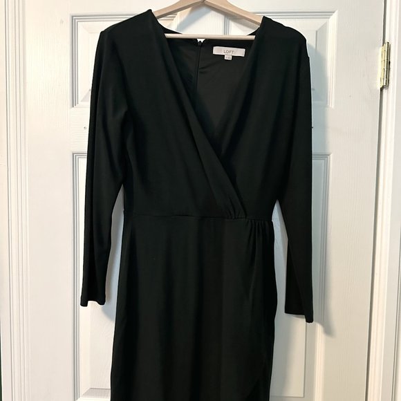 ANN TAYLOR EVERGREEN WRAP DRESS - Picture 1 of 3